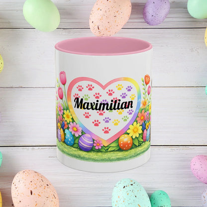 Shop our premium great dane brindle puppy easter mug from MySisterIsASurvivor.