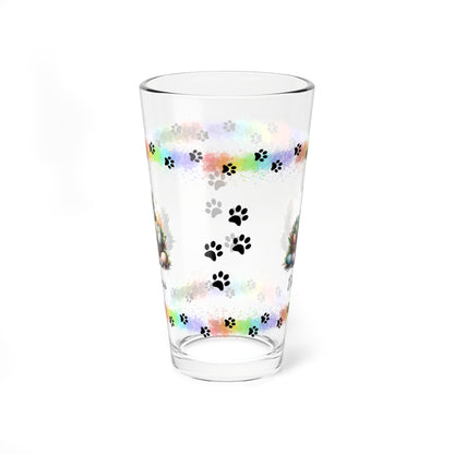 Doberman Personalized Easter Puppy 16oz Pint Glass - Custom Dog Design, Mental Health Gift, Easter Décor, and Festive Celebrations