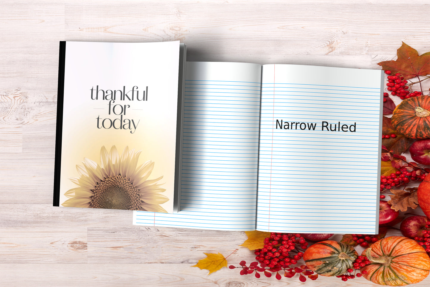 Thankful For Today Composition Notebook