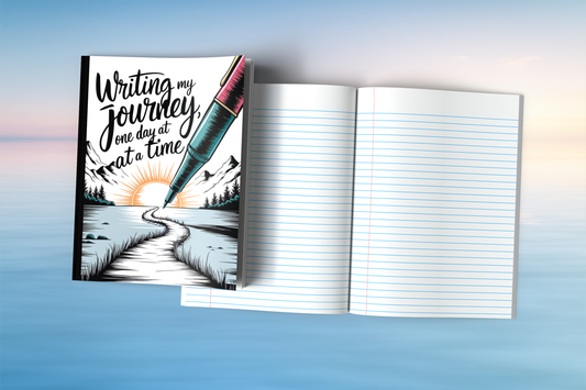 Writing My Journey One Day At A Time Composition Notebook