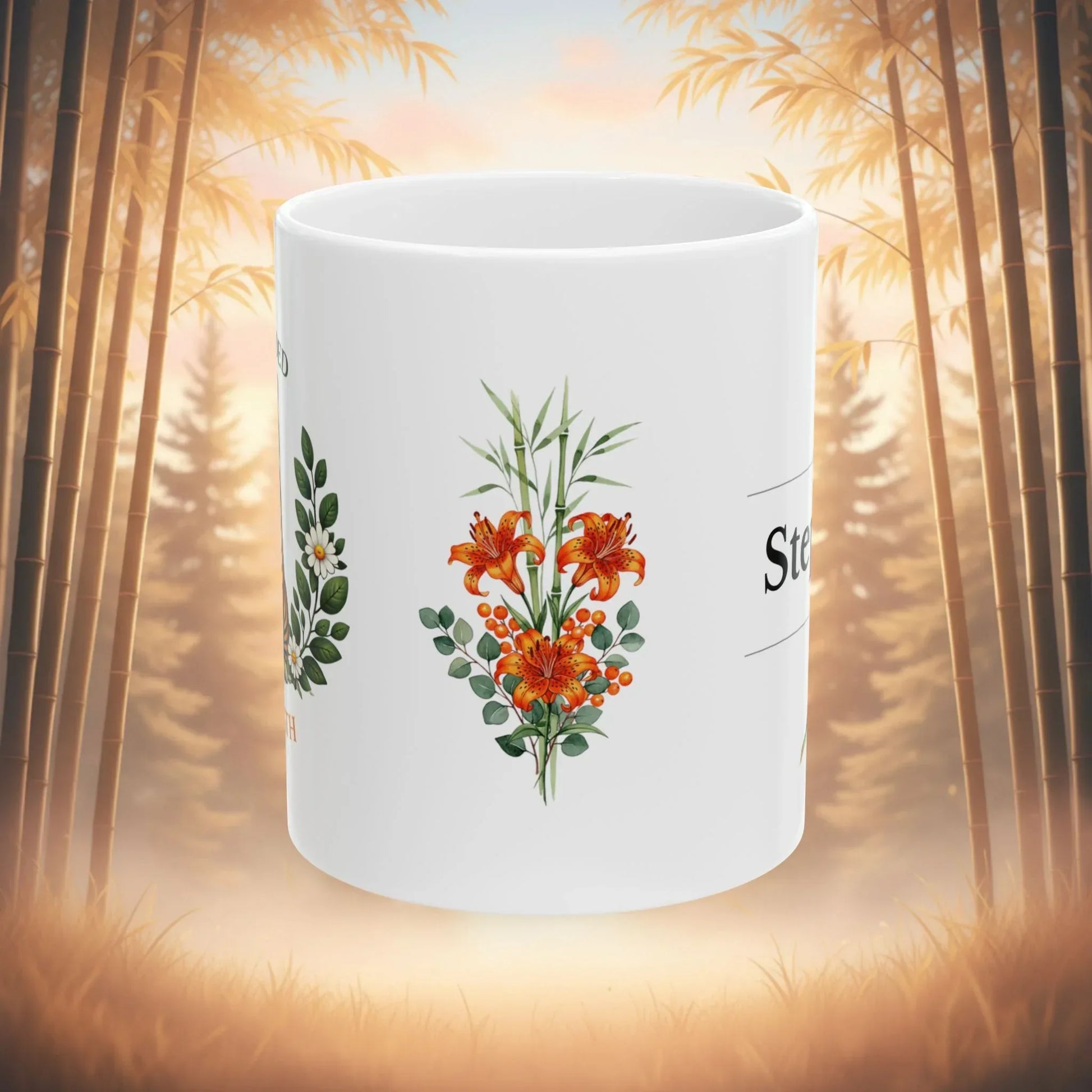 Shop our premium grounded strength tiger mug from MySisterIsASurvivor.
