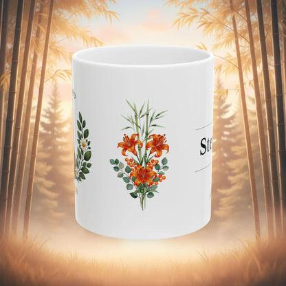 Shop our premium grounded strength tiger mug from MySisterIsASurvivor.