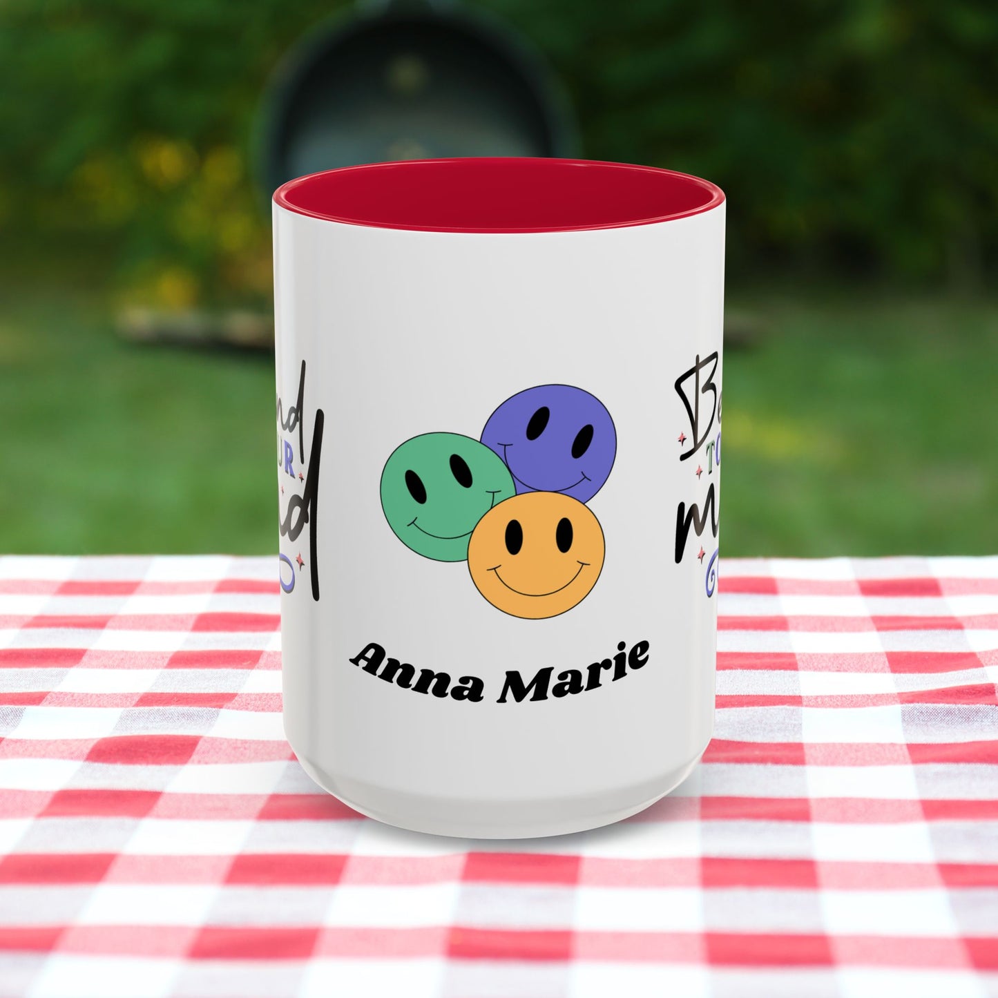 Be Kind to Your Mind - Custom Retro Uplifting Mug for Mental Health Support & Emotional Well-Being
