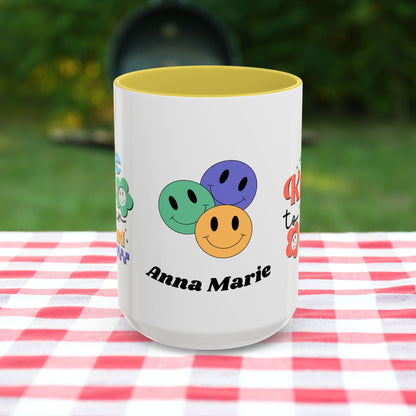 Be Kind to Your Mind - Personalized Retro Mental Wellness Mug for Mental Health Awareness & Self-Care