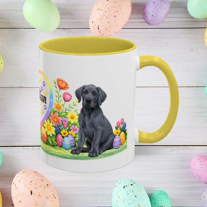 Shop our great dane blue puppy easter mug featuring the 15oz style option from MySisterIsASurvivor.