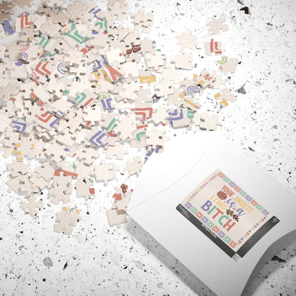 Your Anxiety Is a Lying B*tch - Affirmation Puzzle Gift for Survivors and Puzzle Lovers