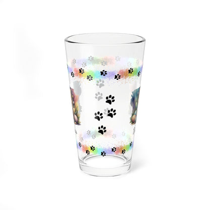 Pomeranian (Orange) Personalized Easter Puppy 16oz Pint Glass - Custom Dog Design, Mental Health Gift, Easter Décor, and Festive Celebrations