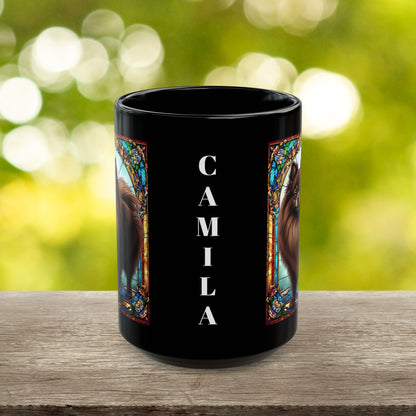 Pomeranian (Chocolate) Personalized Dog Breed Mug, Pet Lover Mug, Dog Coffee Mug, Custom Name Mug, Dog Lover Gift, Dog-Themed Mug
