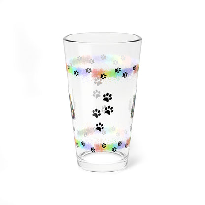 Dachshund Personalized Easter Puppy 16oz Pint Glass - Custom Dog Design, Mental Health Gift, Easter Décor, and Festive Celebrations