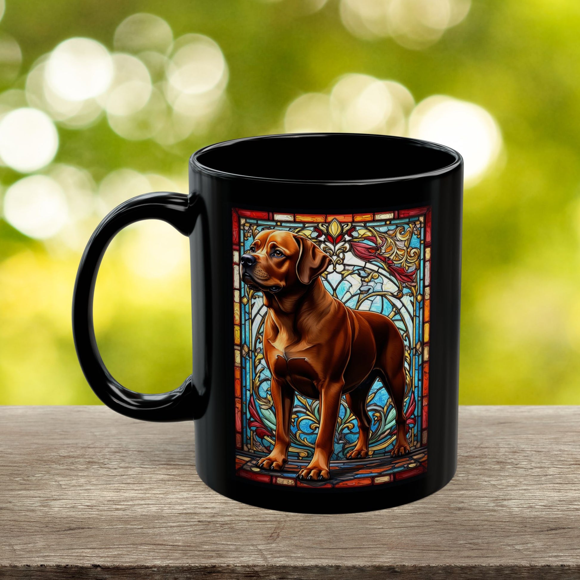 Rare red Rottweiler personalized dog lover coffee mug