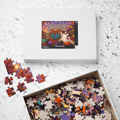 Ghosting Negative Vibes Halloween Puzzle