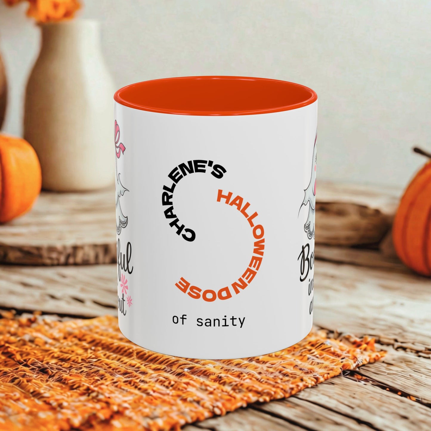 Boo-tiful Inside and Out - Personalized Halloween Mug for Self-Love & Inner Beauty Gifts
