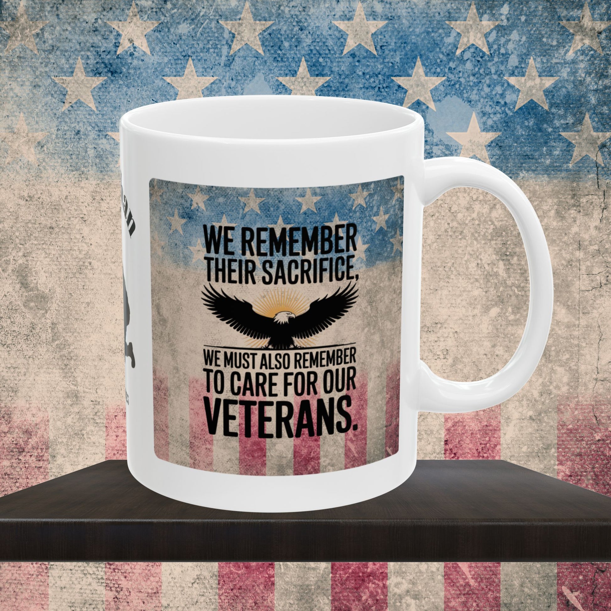 Personalized Memorial Day Mug - "We Remember Their Sacrifice" PTSD Support Tribute