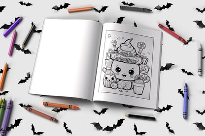 Boo-tiful Mind: Halloween Affirmations Coloring Fun for Children
