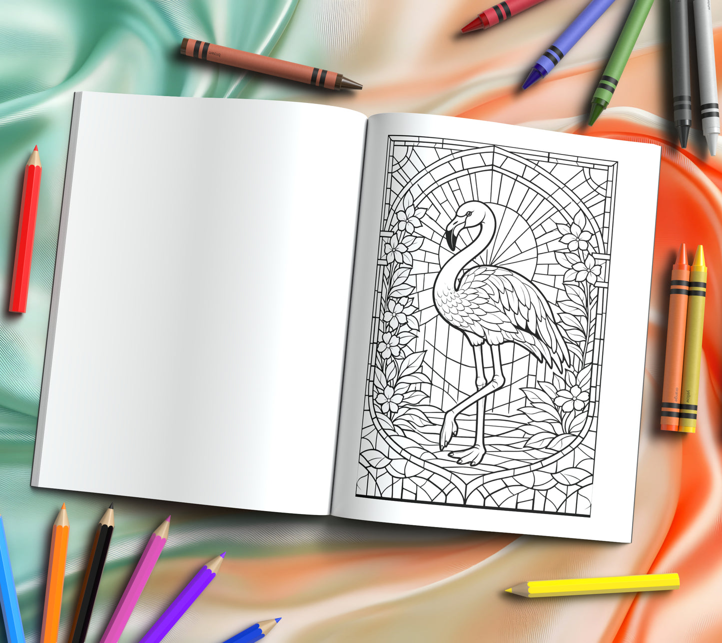 ⏰ Pre-Order - Release date January 31, 2026 - Animal Kingdom: Classic & Favorite Zoo Animals - Stained Glass-Inspired Coloring Pages of Beloved Zoo Wildlife