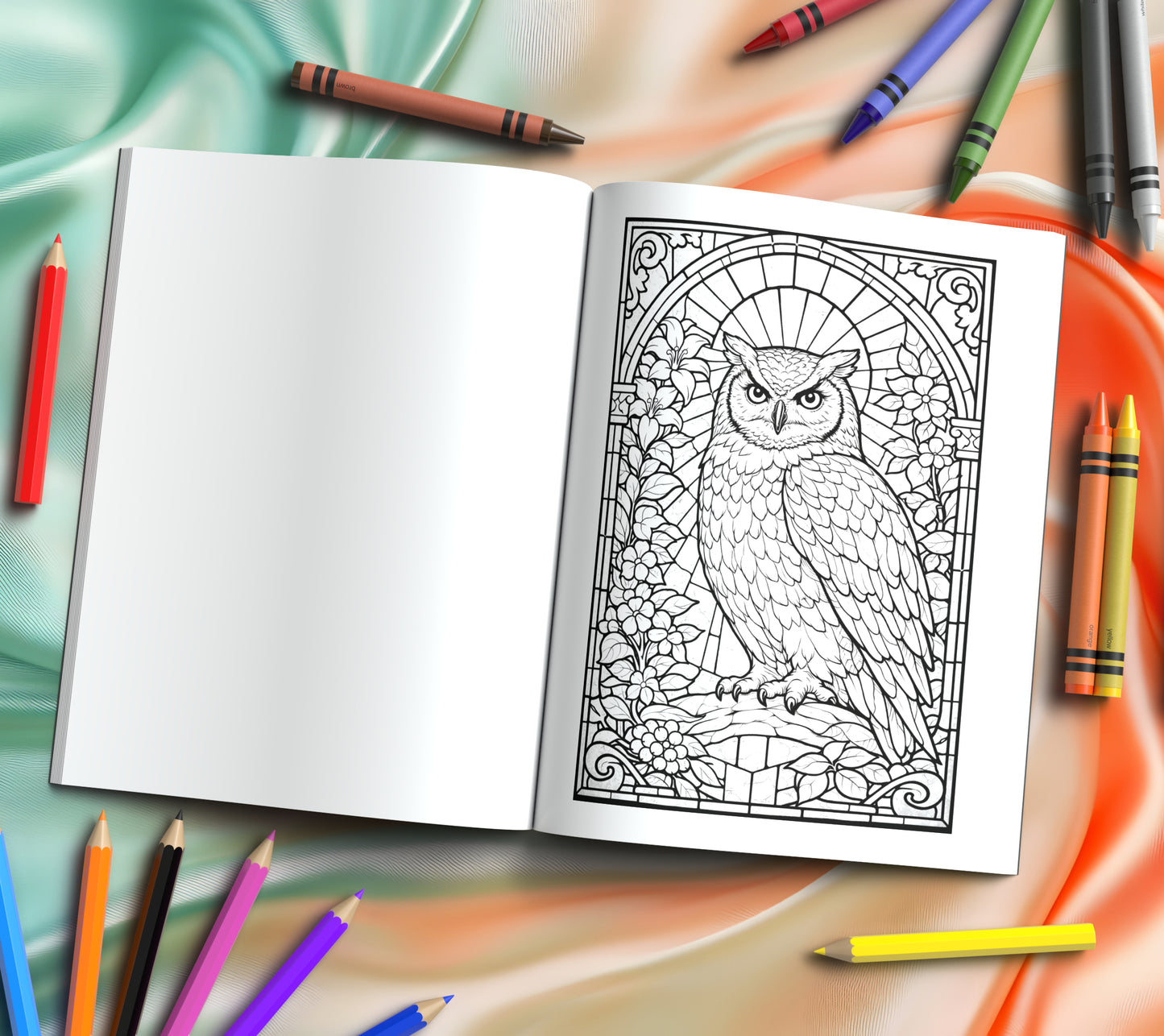 ⏰ Pre-Order - Release date January 31, 2026 - Animal Kingdom: Classic & Favorite Zoo Animals - Stained Glass-Inspired Coloring Pages of Beloved Zoo Wildlife
