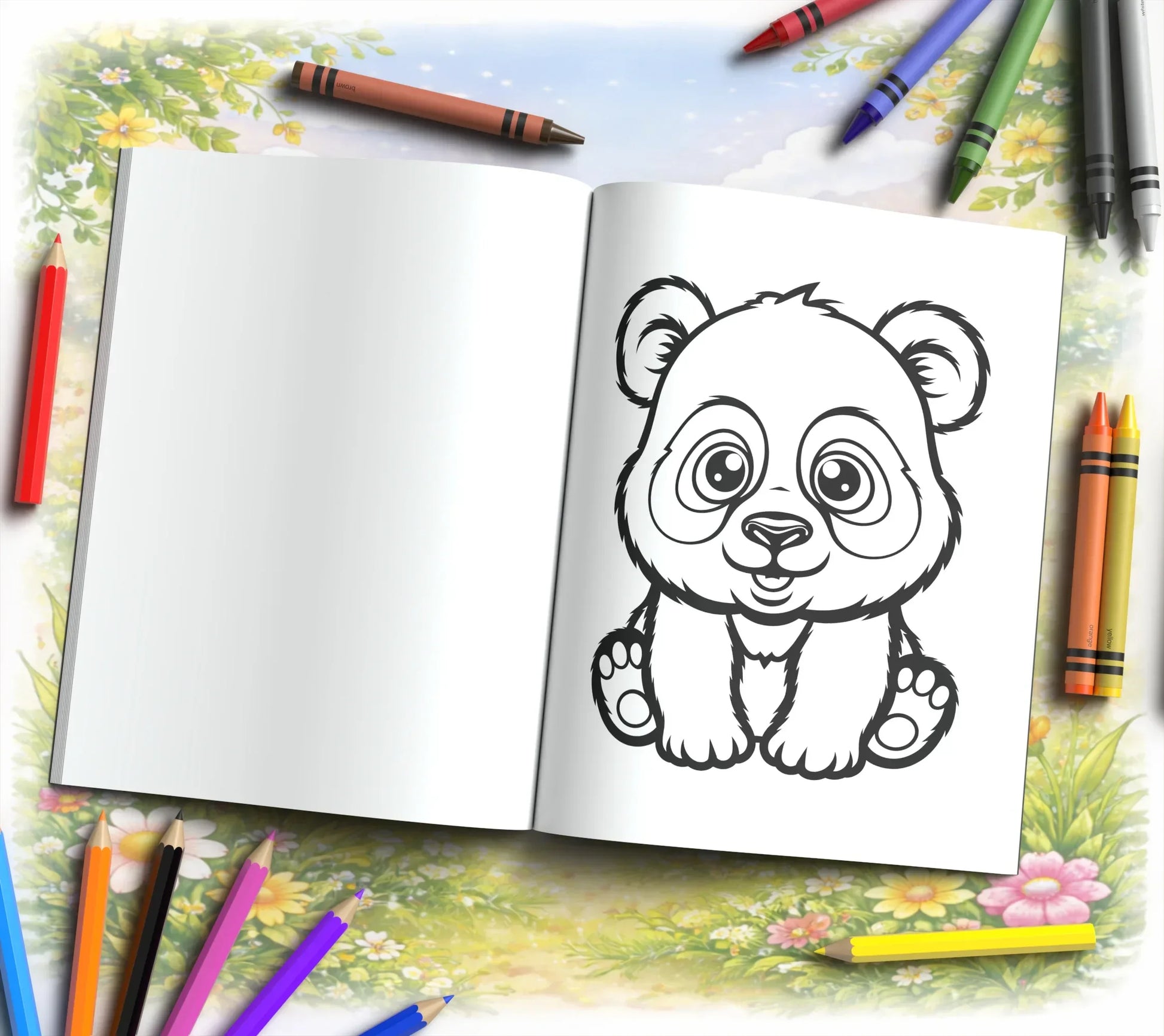 Shop our premium baby animal friends coloring book a playful journey through nature from MySisterIsASurvivor.