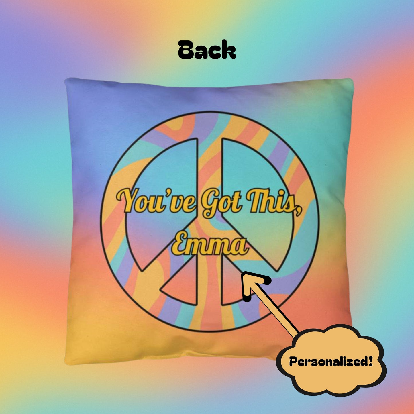 More Compassion, Less Judgment personalized pillow, indoor/outdoor kindness & empathy decor - MySisterIsASurvivor