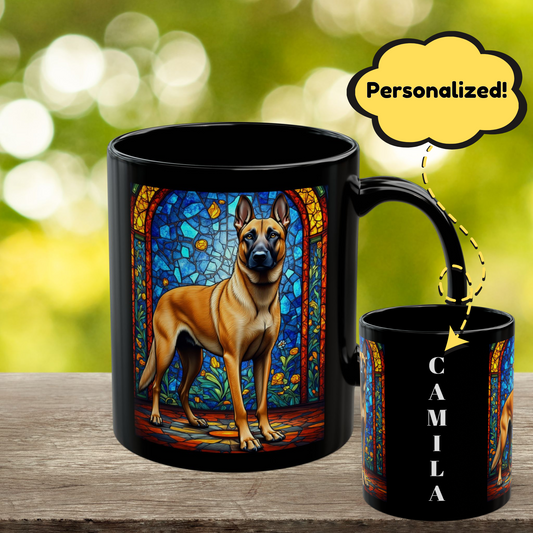 Fawn Belgian Malinois name mug for Maligator fans