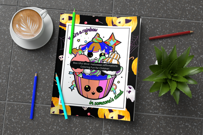 Boo-tiful Mind: Halloween Affirmations Coloring Fun for Children