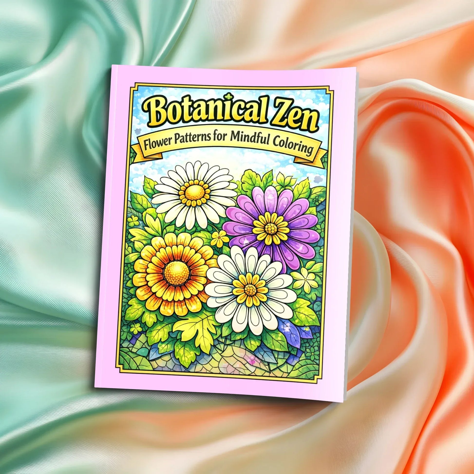Shop our premium botanical zen a 25 page flower patterns for mindful coloring book from MySisterIsASurvivor.