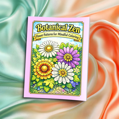 Shop our premium botanical zen a 25 page flower patterns for mindful coloring book from MySisterIsASurvivor.