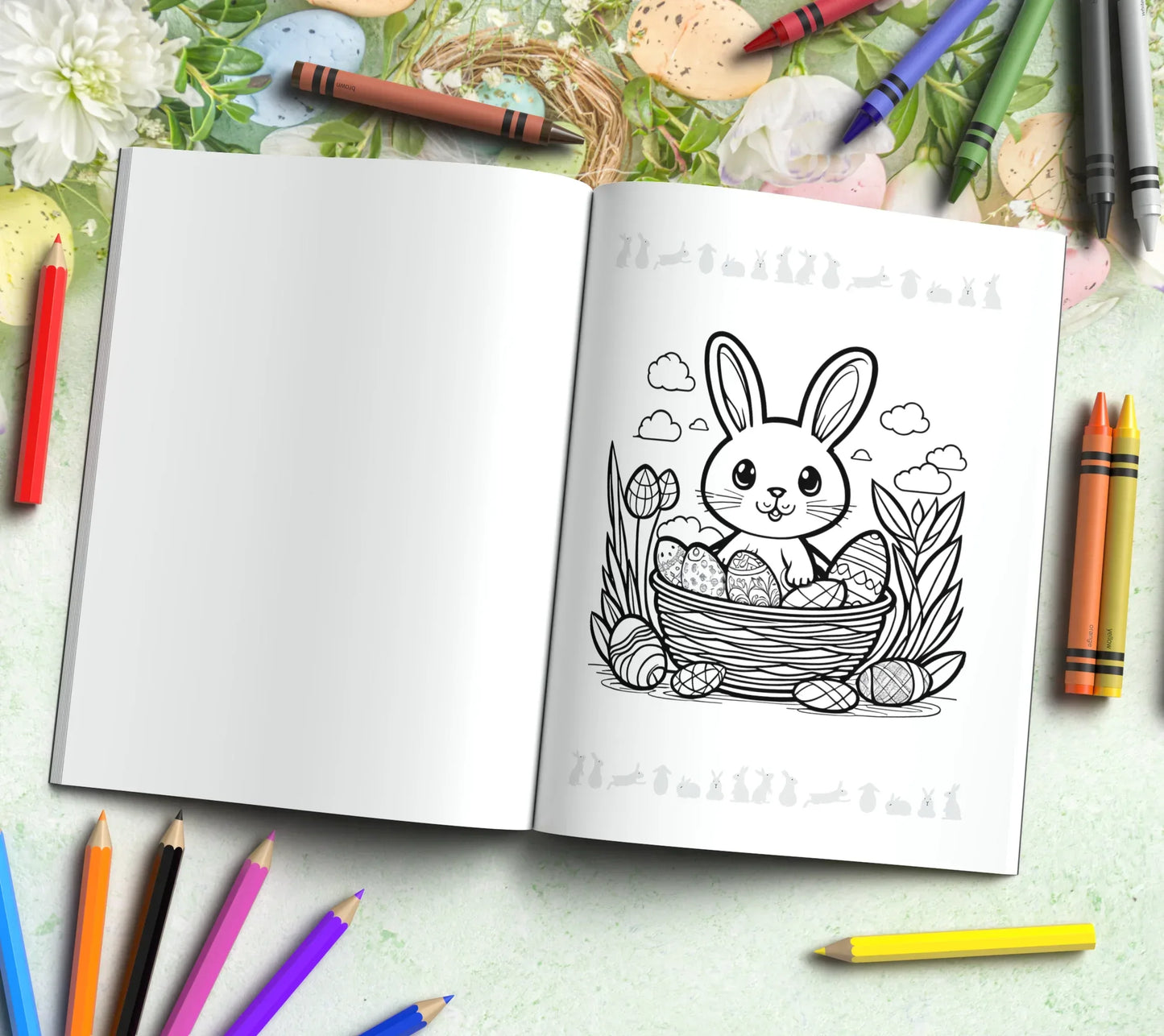 Shop our premium calm easter moments coloring book for mental health from MySisterIsASurvivor.