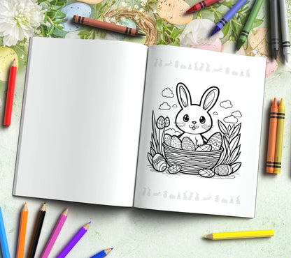 Shop our premium calm easter moments coloring book for mental health from MySisterIsASurvivor.