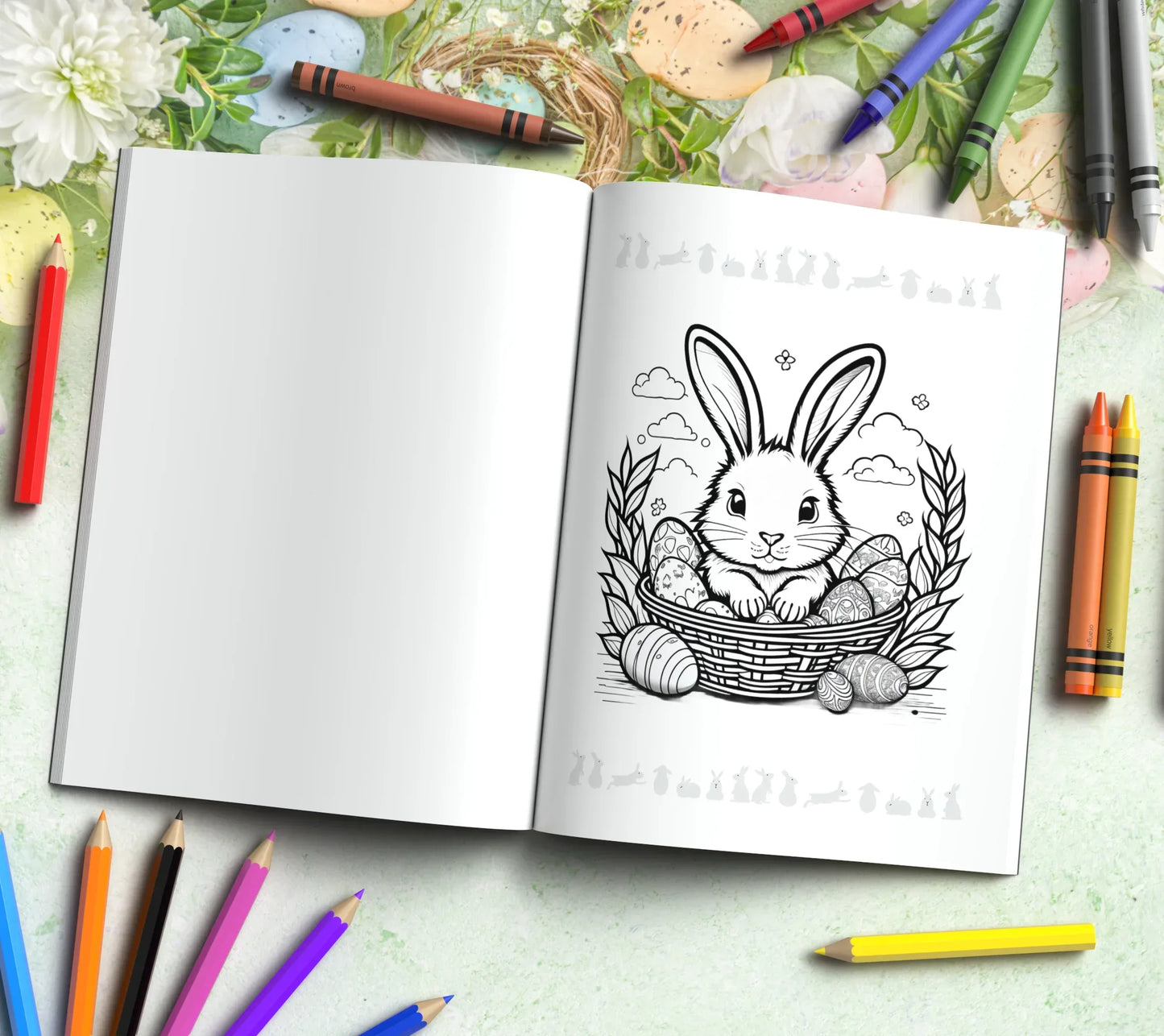 Shop our premium calm easter moments coloring book for mental health from MySisterIsASurvivor.