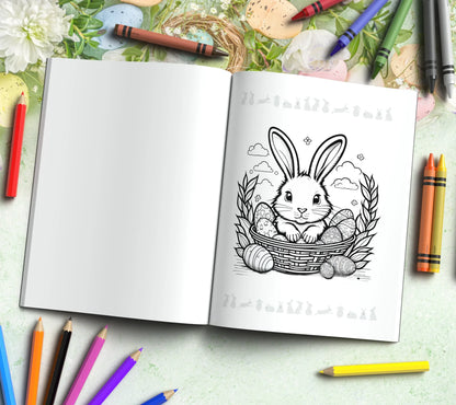 Shop our premium calm easter moments coloring book for mental health from MySisterIsASurvivor.