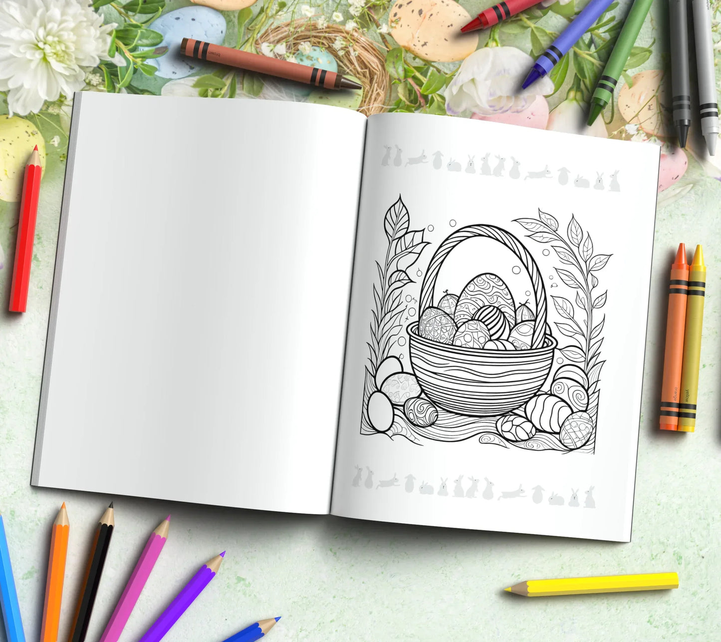 Shop our premium calm easter moments coloring book for mental health from MySisterIsASurvivor.