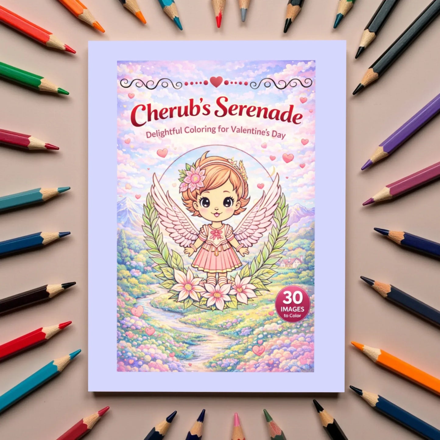 Shop our cherubs serenade delightful coloring for valentines day featuring the Default Title style option from MySisterIsASurvivor.