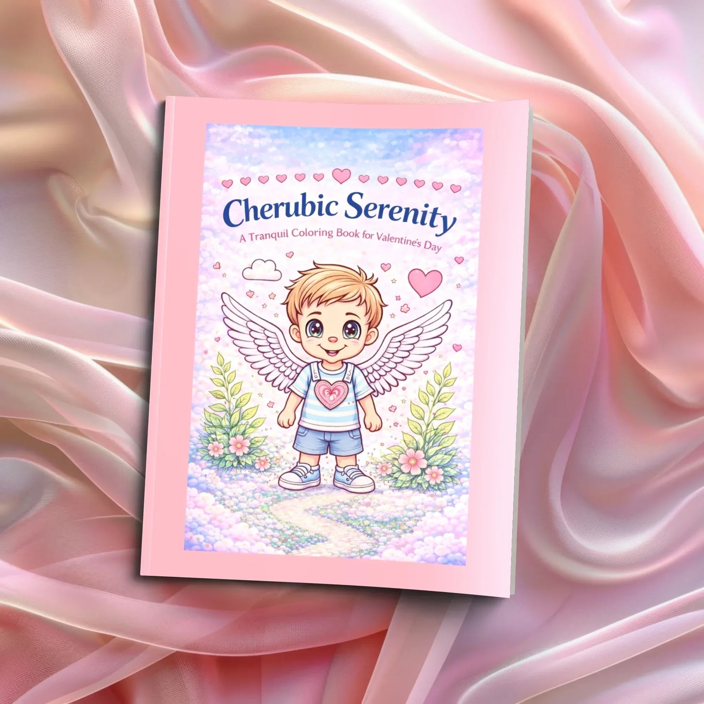 Shop our premium cherubic serenity tranquil coloring pages for valentines day from MySisterIsASurvivor.