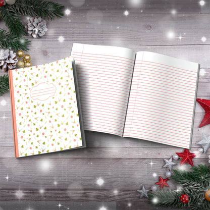Christmas Trees, Ornaments & Reindeer Paperback Christmas Composition Notebook for holiday journaling and festive writing
