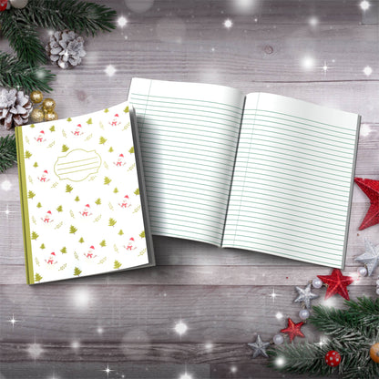 Self-Care Is the Best Gift Holiday Paperback Christmas Composition Notebook for wellness journaling and festive gifts