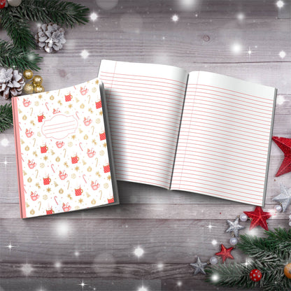 Candy Canes & Hot Cocoa Design Paperback Christmas Composition Notebook for mindful journaling and holiday gifts