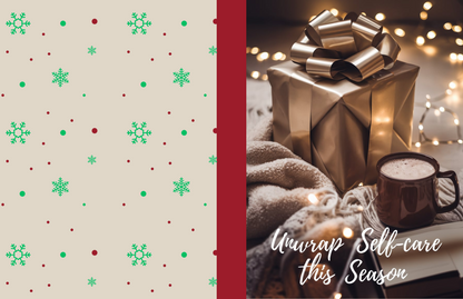 Unwrap Self-care This Season - Christmas Composition Notebook