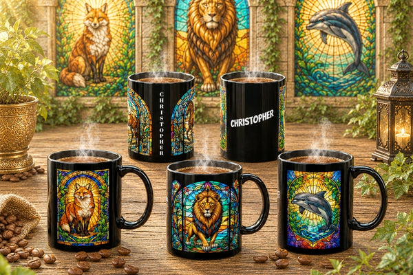 Collection_Image_Animal_Kingdom_Stained_Glass_Mugs - MySisterIsASurvivor