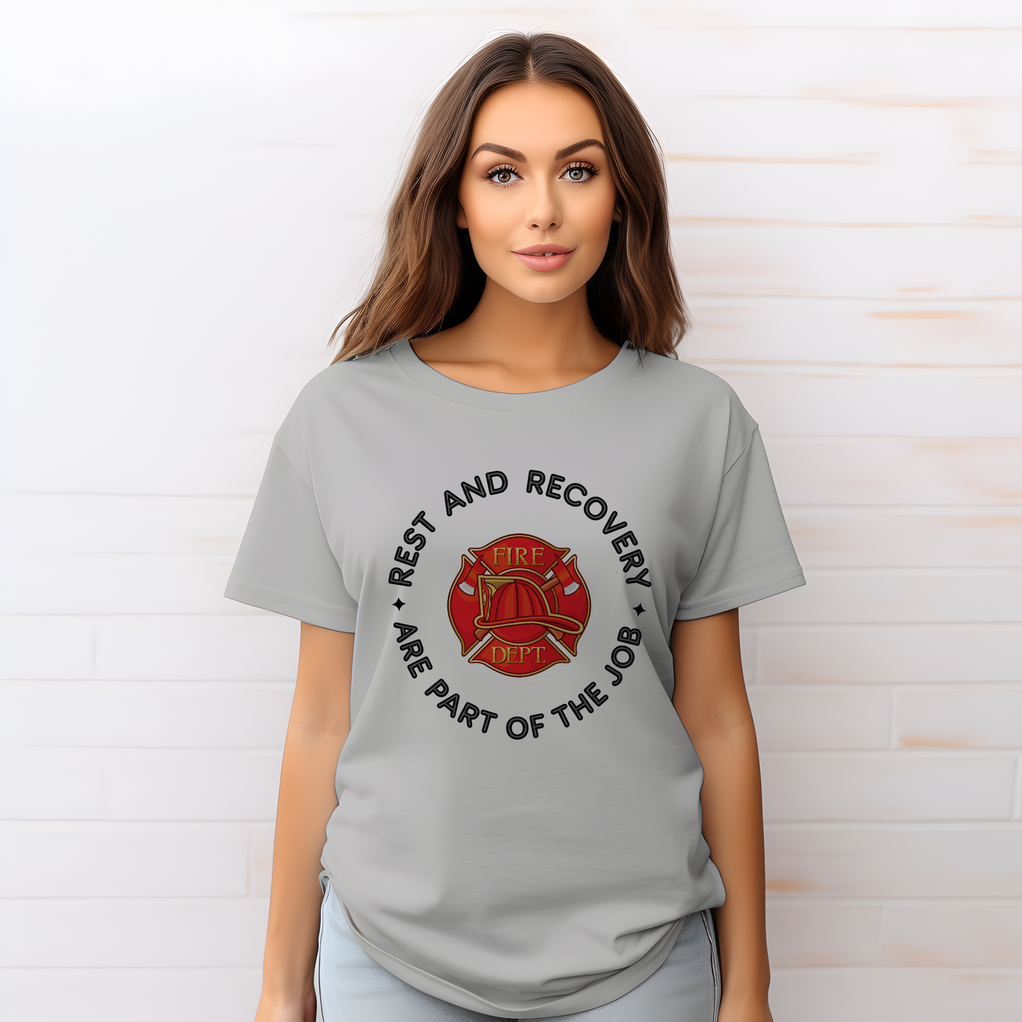 Rest And Recovery Are Part Of The Job, Firefighter - Comfort Colors heavyweight t-shirt