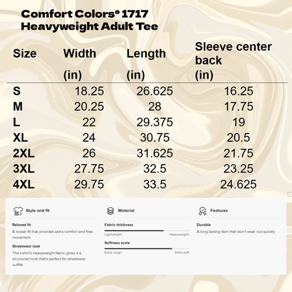 Pisces Zodiac - Comfort Colors Unisex Garment-Dyed Heavyweight T-Shirt