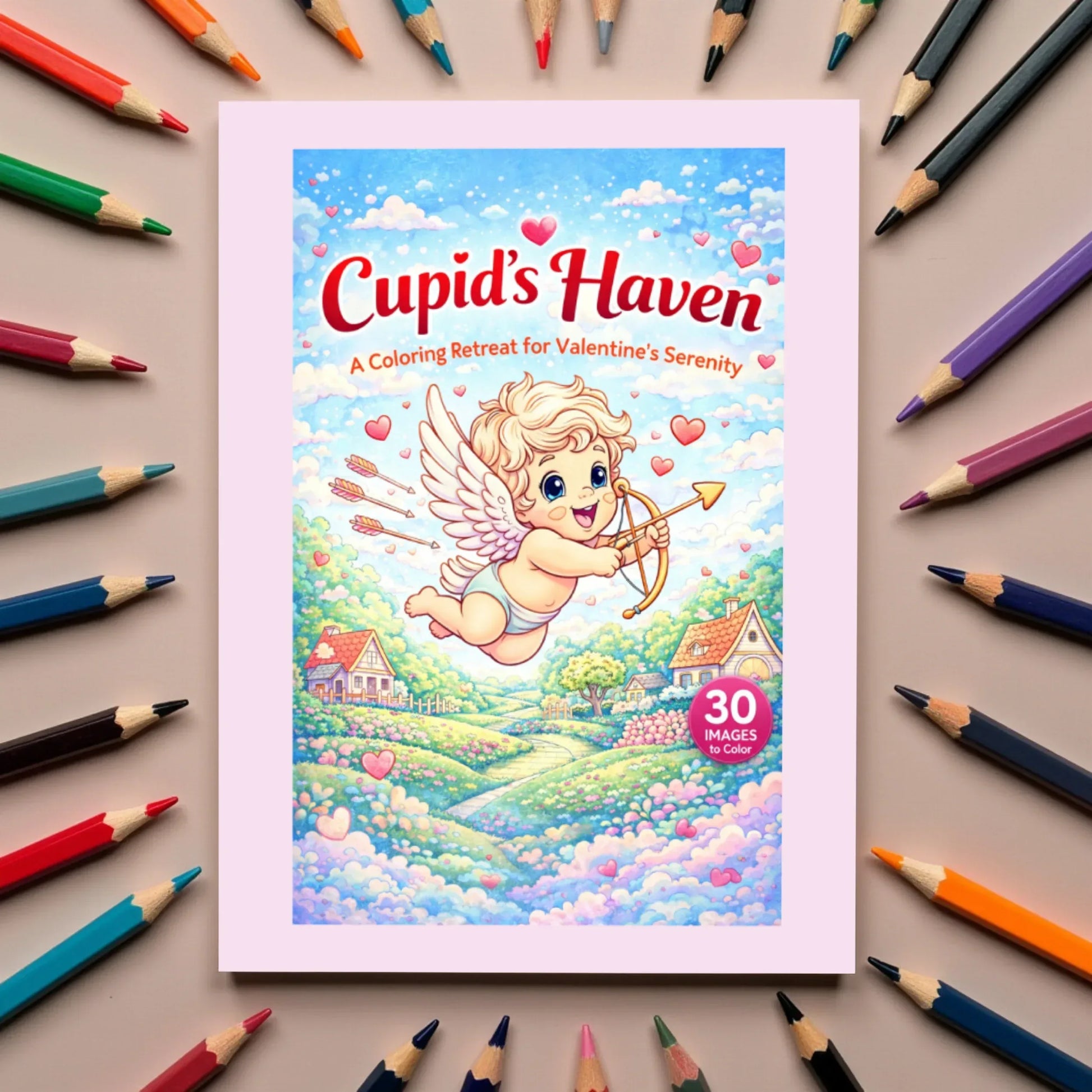 Shop our cupids haven a coloring retreat for valentines serenity featuring the Default Title style option from MySisterIsASurvivor.