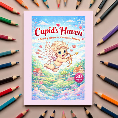 Shop our cupids haven a coloring retreat for valentines serenity featuring the Default Title style option from MySisterIsASurvivor.