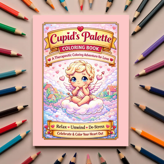 Shop our cupids palette a therapeutic coloring adventure for love featuring the Default Title style option from MySisterIsASurvivor.