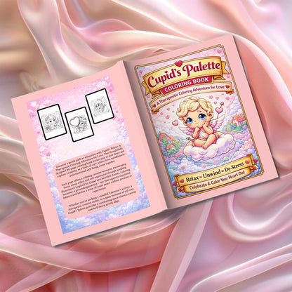 Shop our premium cupids palette a therapeutic coloring adventure for love from MySisterIsASurvivor.