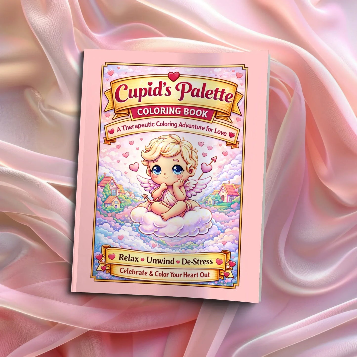 Shop our premium cupids palette a therapeutic coloring adventure for love from MySisterIsASurvivor.