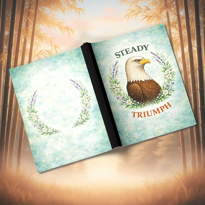 Shop our premium eagle vision triumph eagle themed composition notebook from MySisterIsASurvivor.