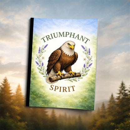 Shop our triumphant talons eagle themed composition notebook featuring the Standard Blue style option from MySisterIsASurvivor.