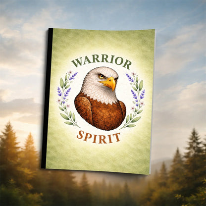 Shop our talon resilience eagle themed composition notebook featuring the Standard Blue Lined style option from MySisterIsASurvivor.