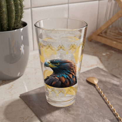 Eagle's Inspiration 16oz Eagle Pint Glass - Symbol of Strength, Resilience, and Mental Health Awareness
