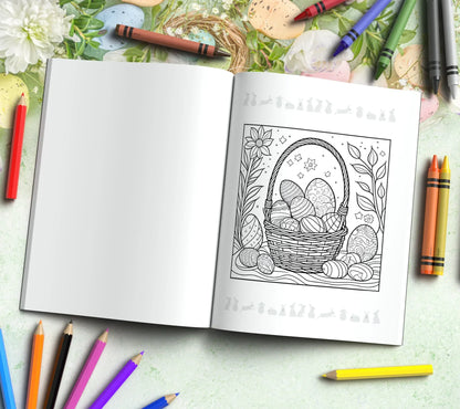 Shop our premium easter harmony coloring book a gentle coloring book for peace renewal springtime calm from MySisterIsASurvivor.